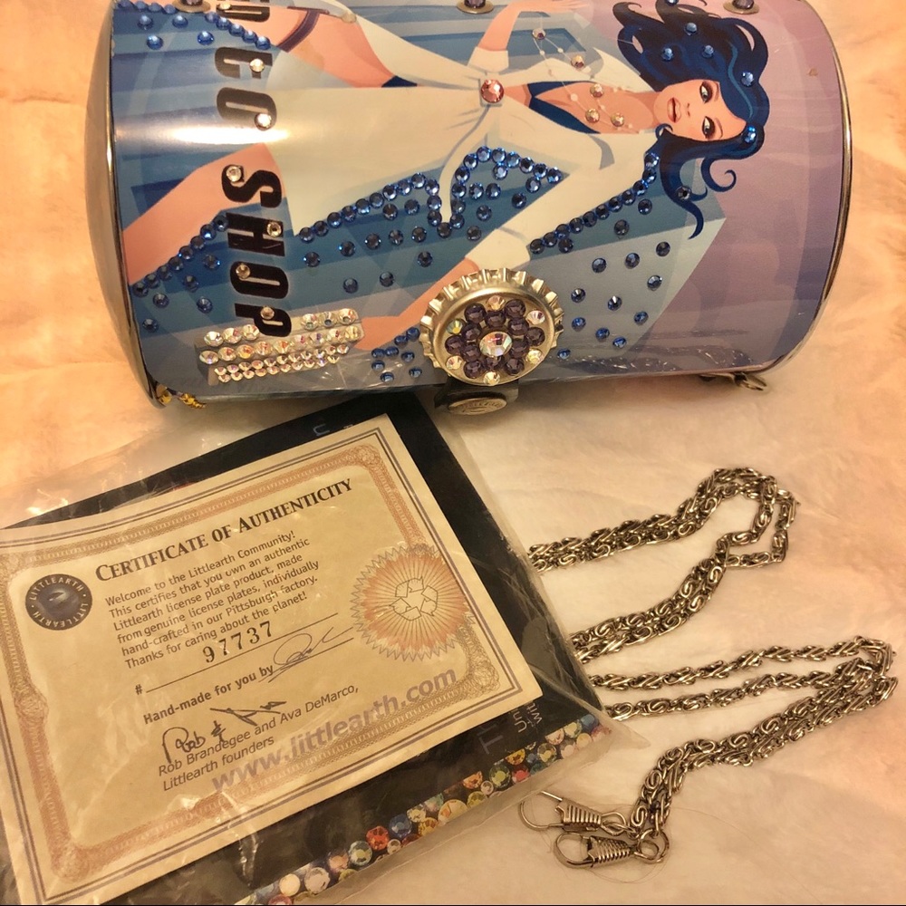 Rare Little Earth Swarovski Crystal Purse